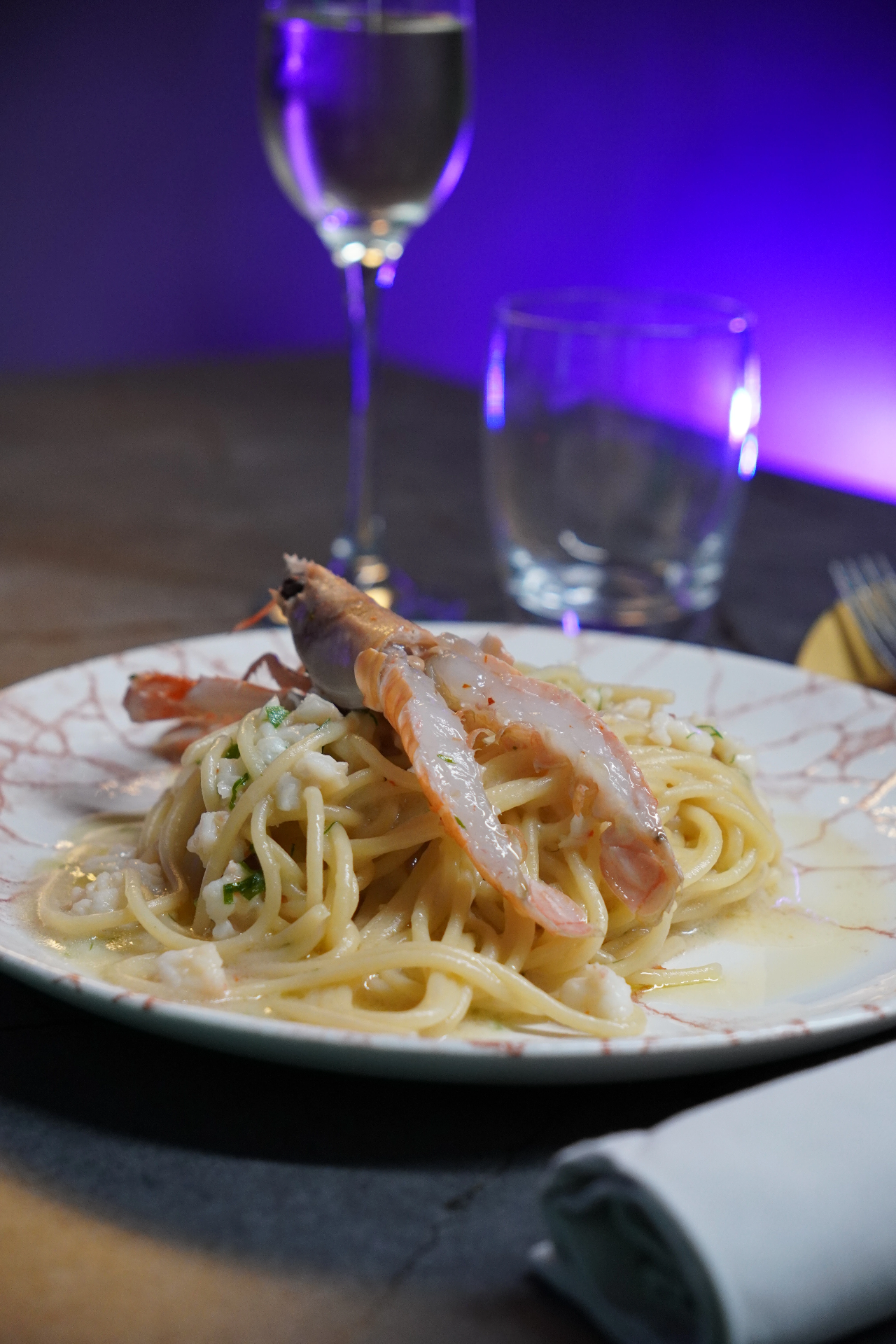 Primo piatto di mare servito da Mamò